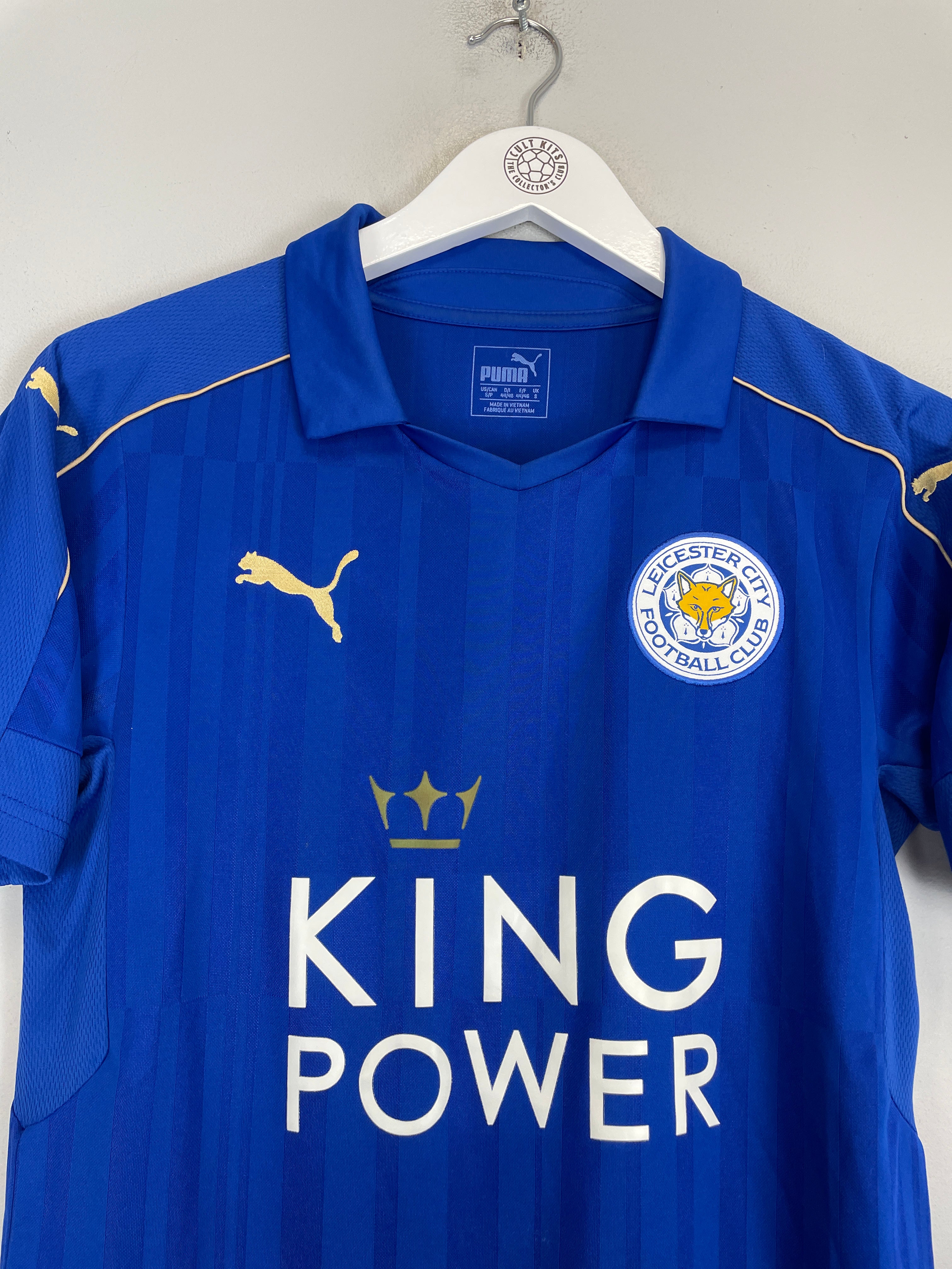 Shop 2016/17 LEICESTER CITY VARDY #9 HOME SHIRT (S) PUMA, classic football shirts, vintage football shirts & retro soccer jerseys at Cult Kits