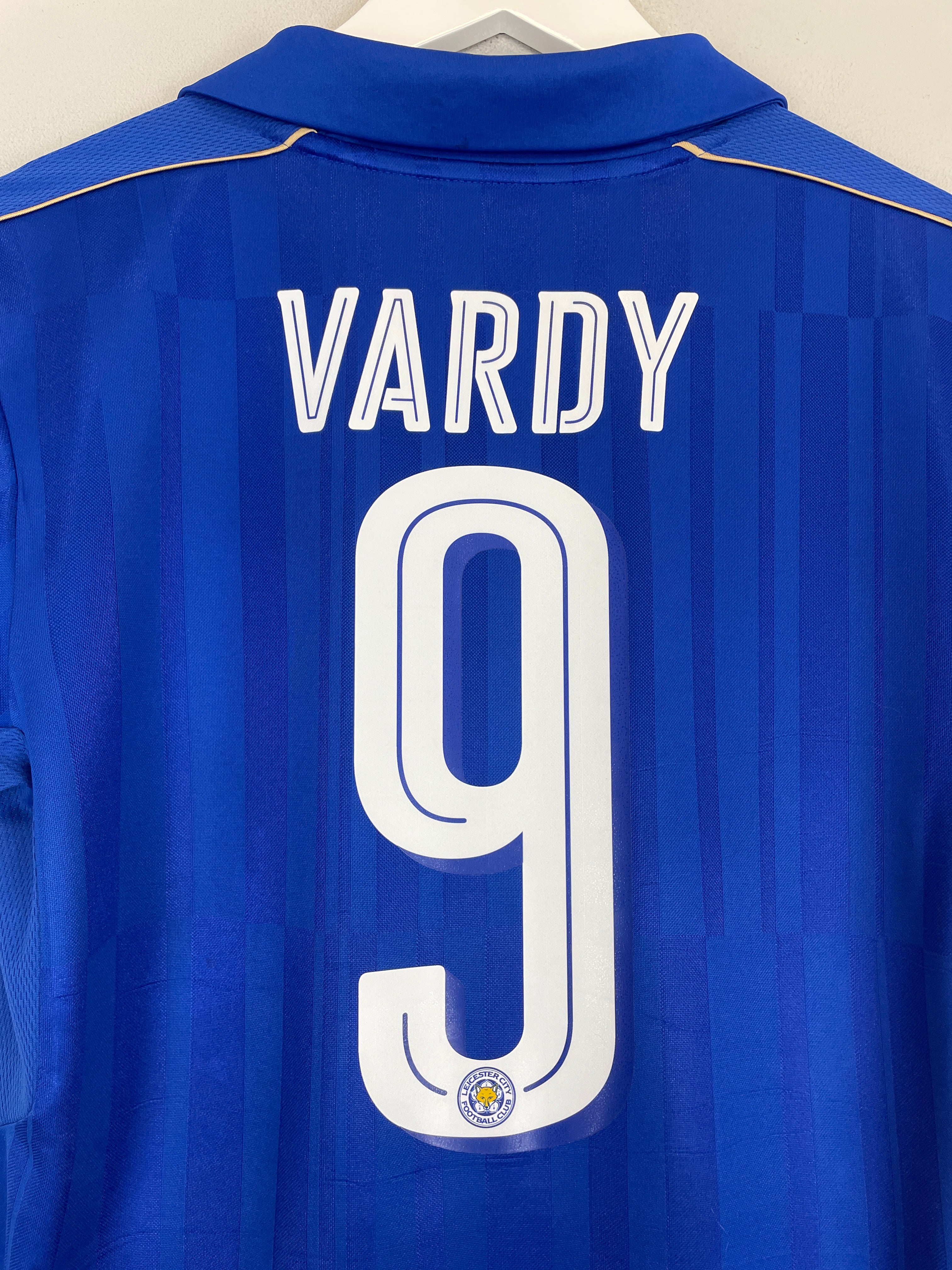 Shop 2016/17 LEICESTER CITY VARDY #9 HOME SHIRT (S) PUMA, classic football shirts, vintage football shirts & retro soccer jerseys at Cult Kits