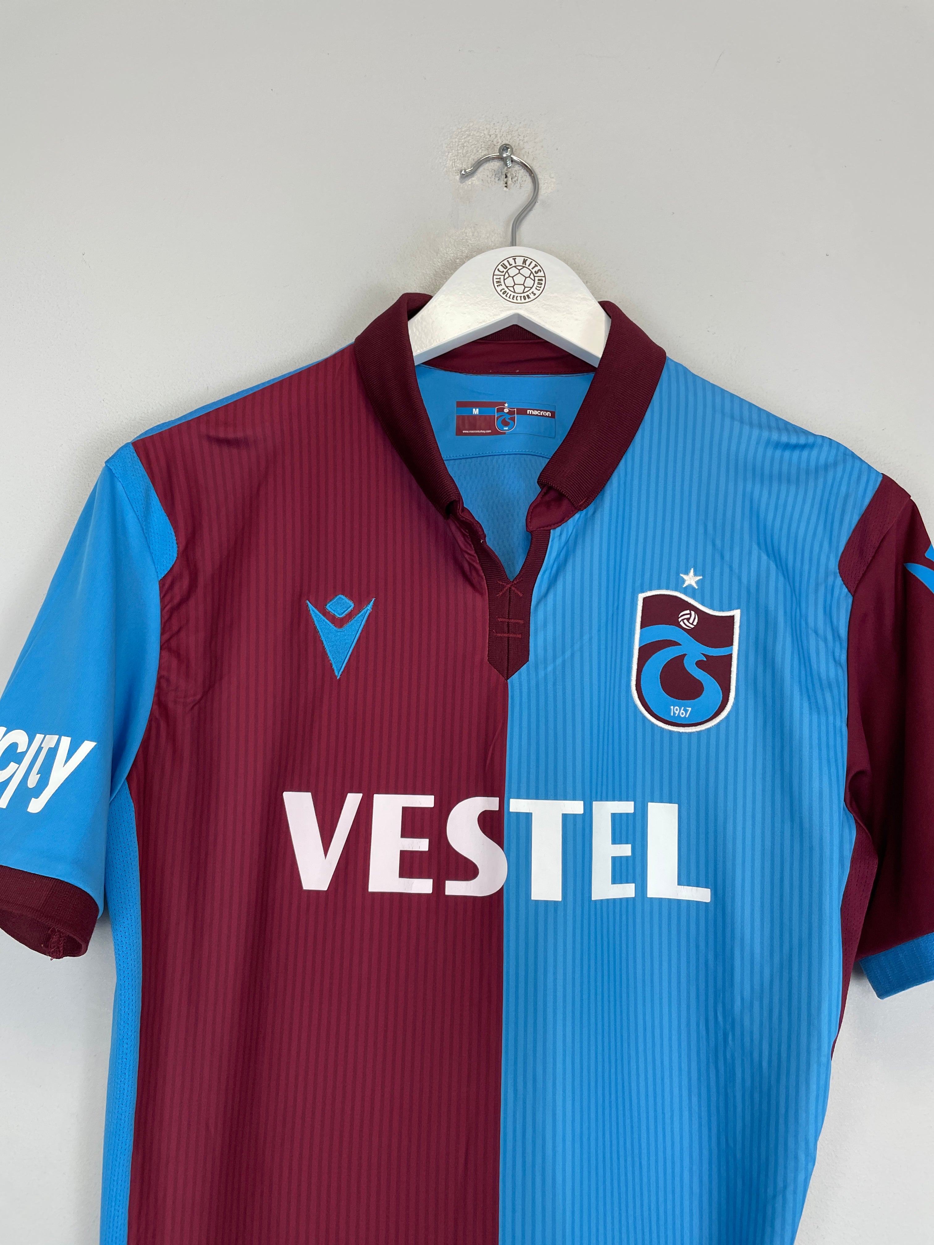 Shop 2019/20 TRABZONSPOR STURRIDGE #19 HOME SHIRT (M) MACRON, classic football shirts, vintage football shirts & retro soccer jerseys at Cult Kits