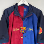 Shop 1999/00 BARCELONA *CENTENARY* HOME SHIRT (XL) NIKE, classic football shirts, vintage football shirts & retro soccer jerseys at Cult Kits