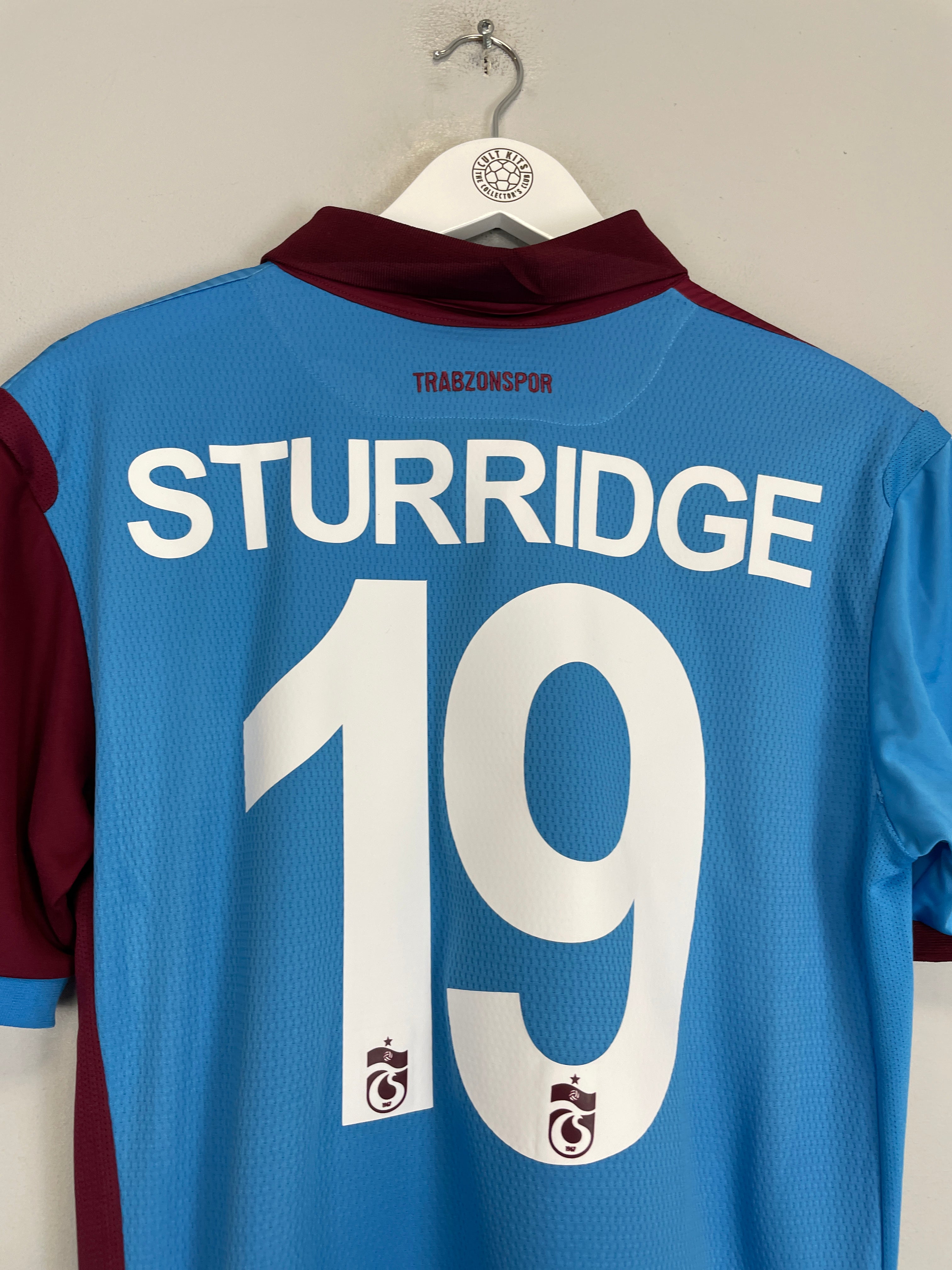 Shop 2019/20 TRABZONSPOR STURRIDGE #19 HOME SHIRT (M) MACRON, classic football shirts, vintage football shirts & retro soccer jerseys at Cult Kits