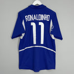 2002/04 BRAZIL RONALDINHO #11 AWAY SHIRT (M) NIKE