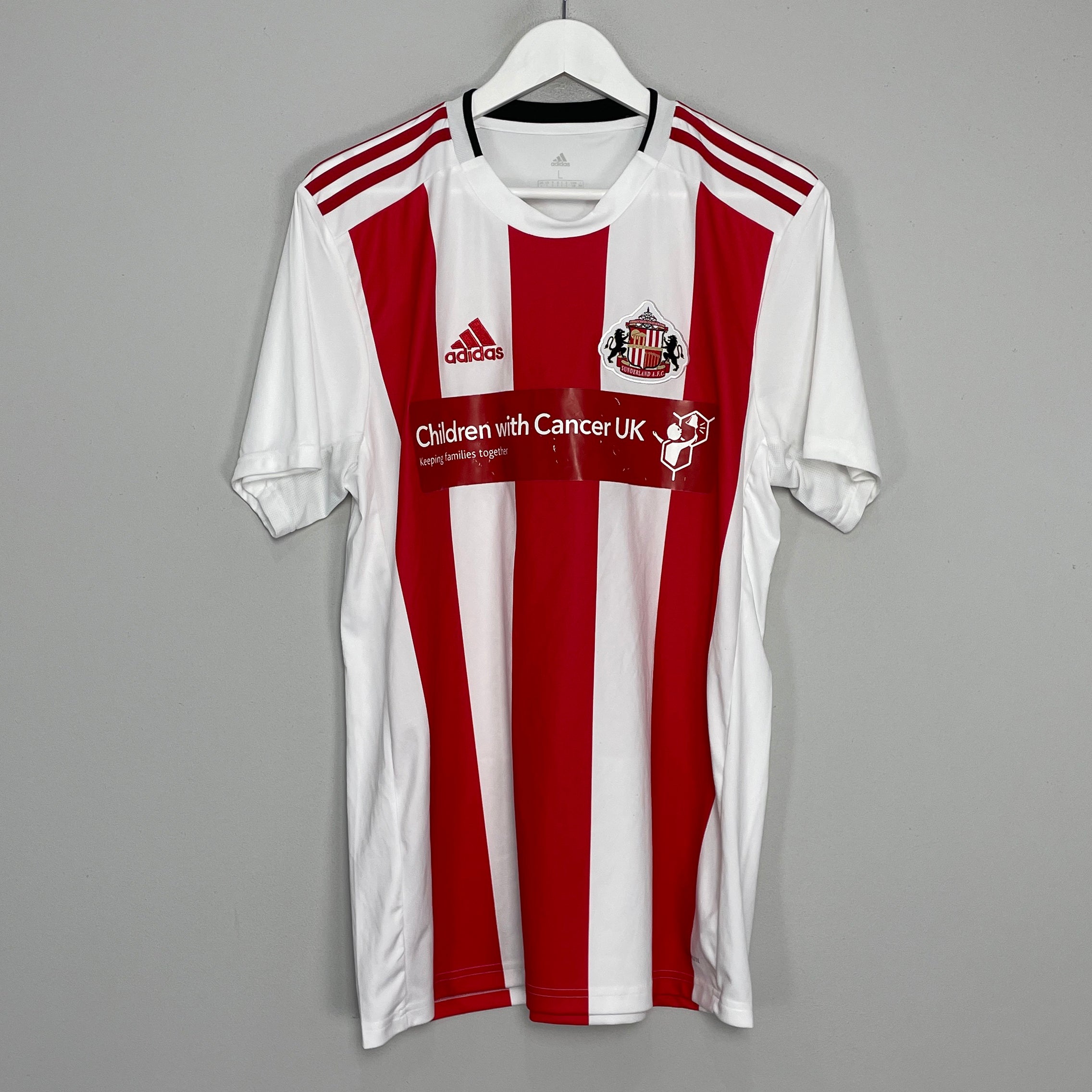 Shop 2019/20 SUNDERLAND HOME SHIRT (L) ADIDAS, classic football shirts, vintage football shirts & retro soccer jerseys at Cult Kits