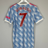 2021/22 MANCHESTER UNITED RONALDO #7 AWAY SHIRT (M) ADIDAS