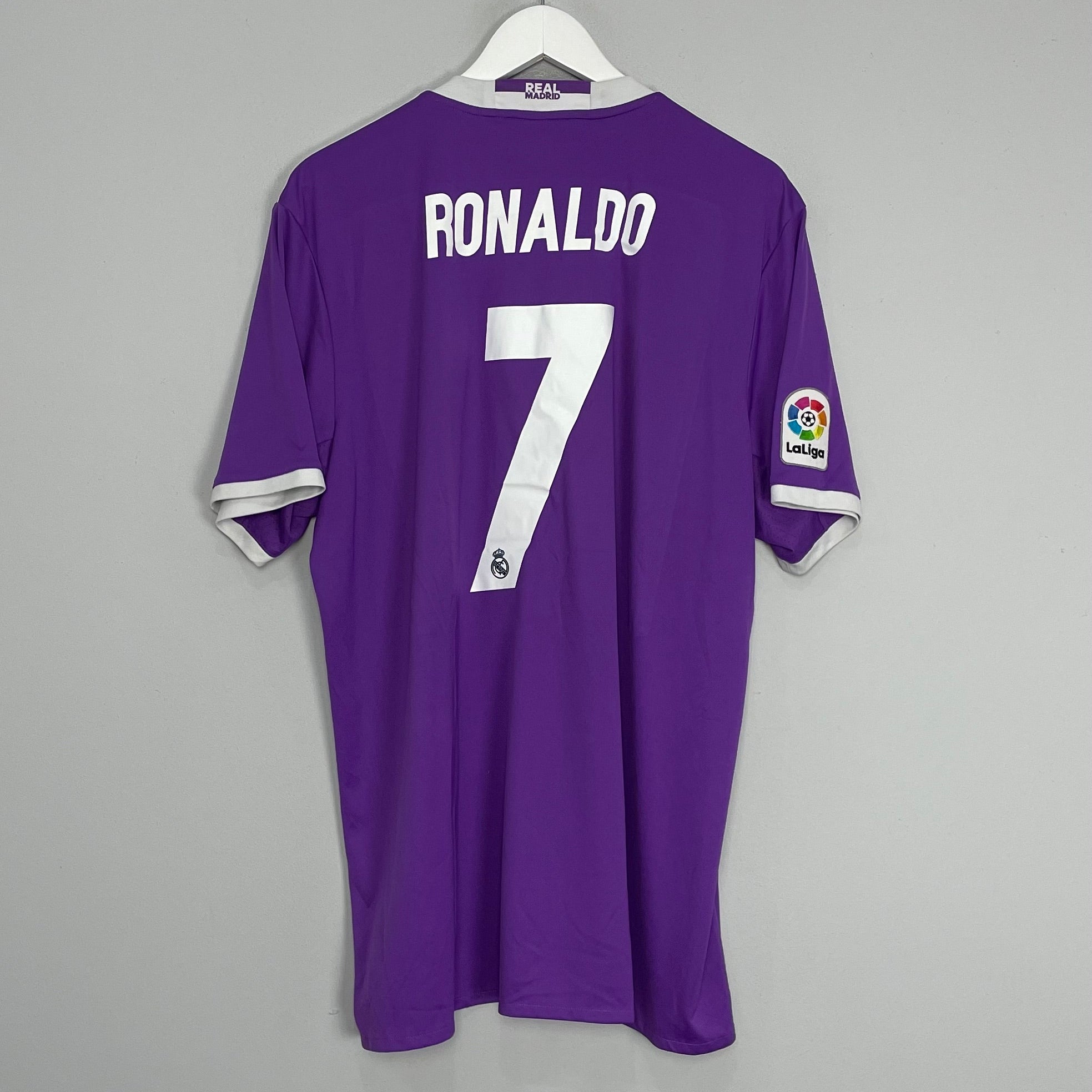 Shop 2016/17 REAL MADRID RONALDO #7 AWAY SHIRT (XL) ADIDAS, classic football shirts, vintage football shirts & retro soccer jerseys at Cult Kits