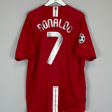 2007/09 MANCHESTER UNITED RONALDO #7 C/L HOME SHIRT (XXXL) NIKE