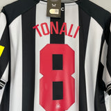 2023/24 NEWCASTLE UNITED TONALI #8 *BNWT* C/L HOME SHIRT (XL) CASTORE