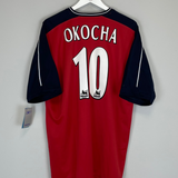 2003/05 BOLTON OKOCHA #10 *BNWT* AWAY SHIRT (XL) REEBOK