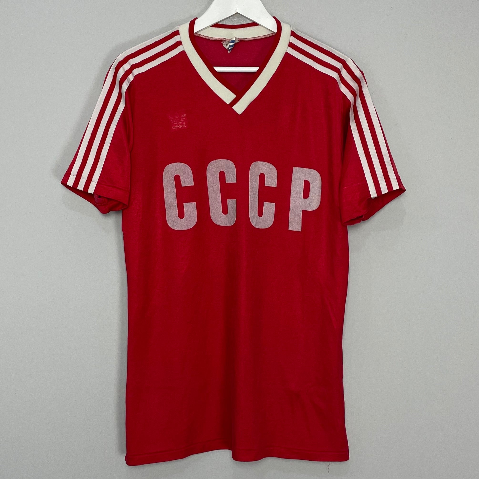 Shop 1986/87 SOVIET UNION HOME SHIRT (L) ADIDAS, classic football shirts, vintage football shirts & retro soccer jerseys at Cult Kits