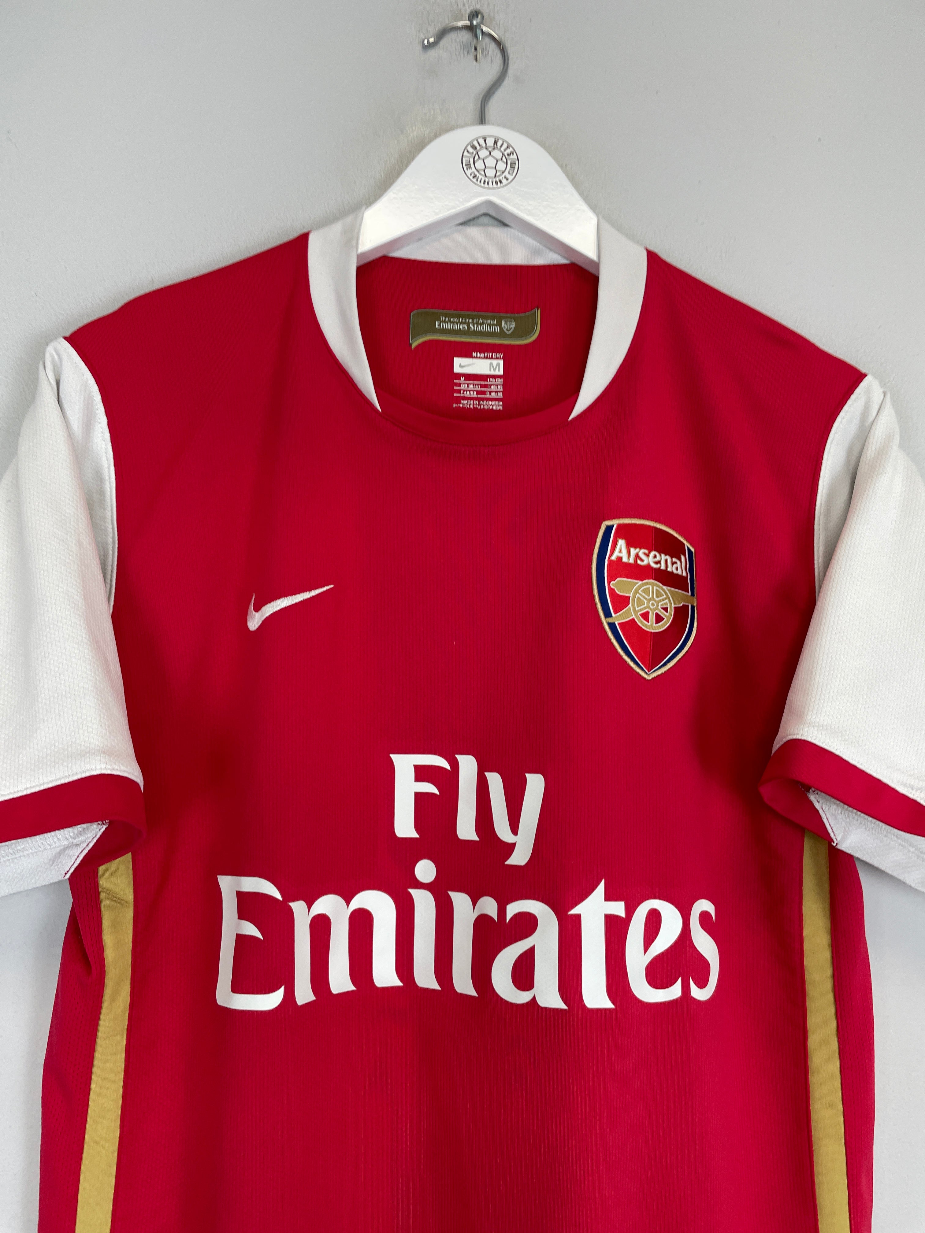 Shop 2006/08 ARSENAL TOURE #4 HOME SHIRT (M) NIKE, classic football shirts, vintage football shirts & retro soccer jerseys at Cult Kits