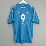 2003/04 MARSEILLE DROGBA #11 AWAY SHIRT (L) ADIDAS