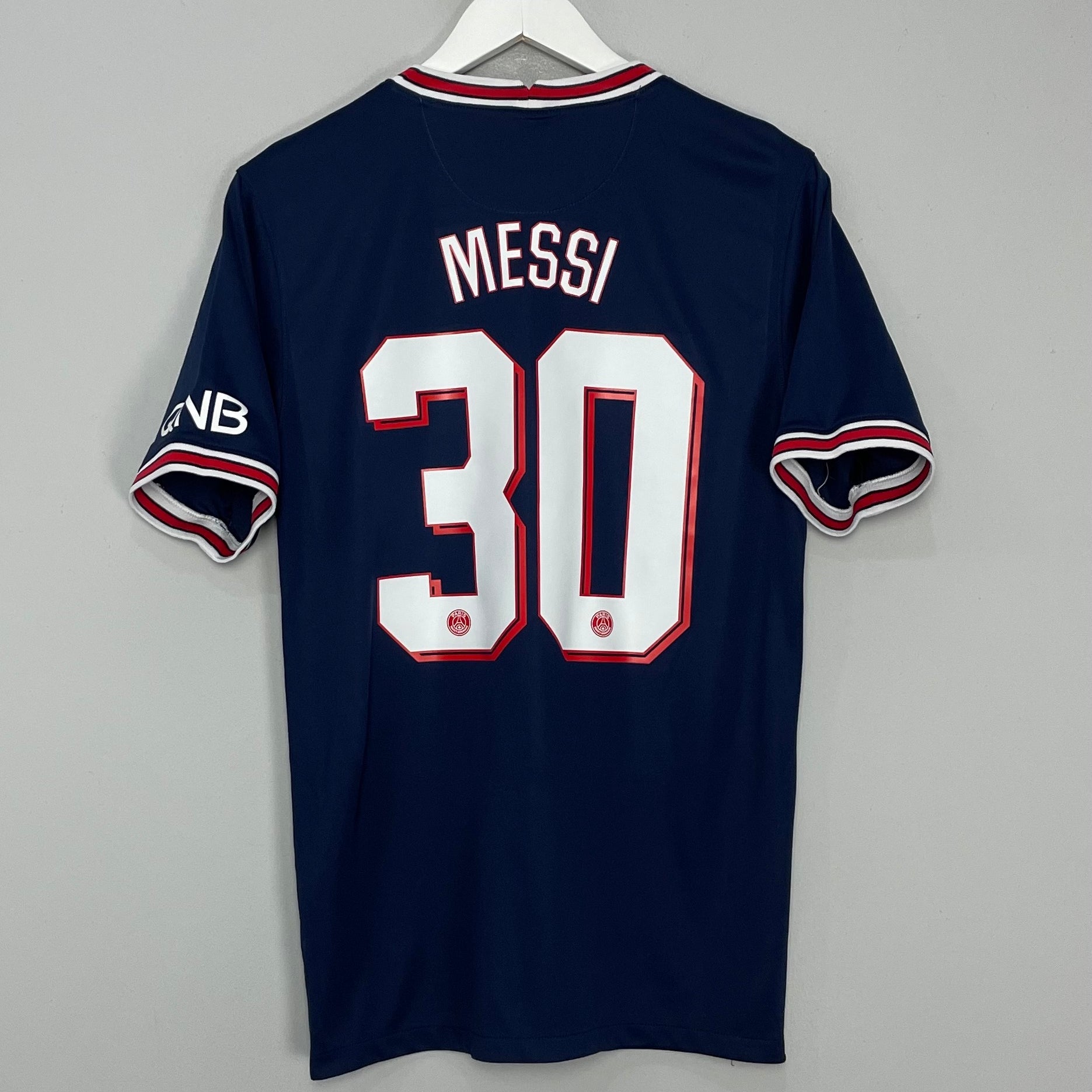 Shop 2021/22 PSG MESSI #30 HOME SHIRT (M) JORDAN, classic football shirts, vintage football shirts & retro soccer jerseys at Cult Kits