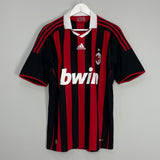 2009/10 AC MILAN RONALDINHO #80 HOME SHIRT (L) ADIDAS