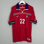 Shop 1998/99 USA LALAS #22 AWAY SHIRT (L) NIKE, classic football shirts, vintage football shirts & retro soccer jerseys at Cult Kits