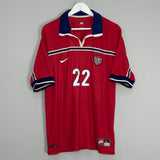 Shop 1998/99 USA LALAS #22 AWAY SHIRT (L) NIKE, classic football shirts, vintage football shirts & retro soccer jerseys at Cult Kits