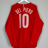 2005/06 JUVENTUS DEL PIERO #10 L/S AWAY SHIRT (M) NIKE
