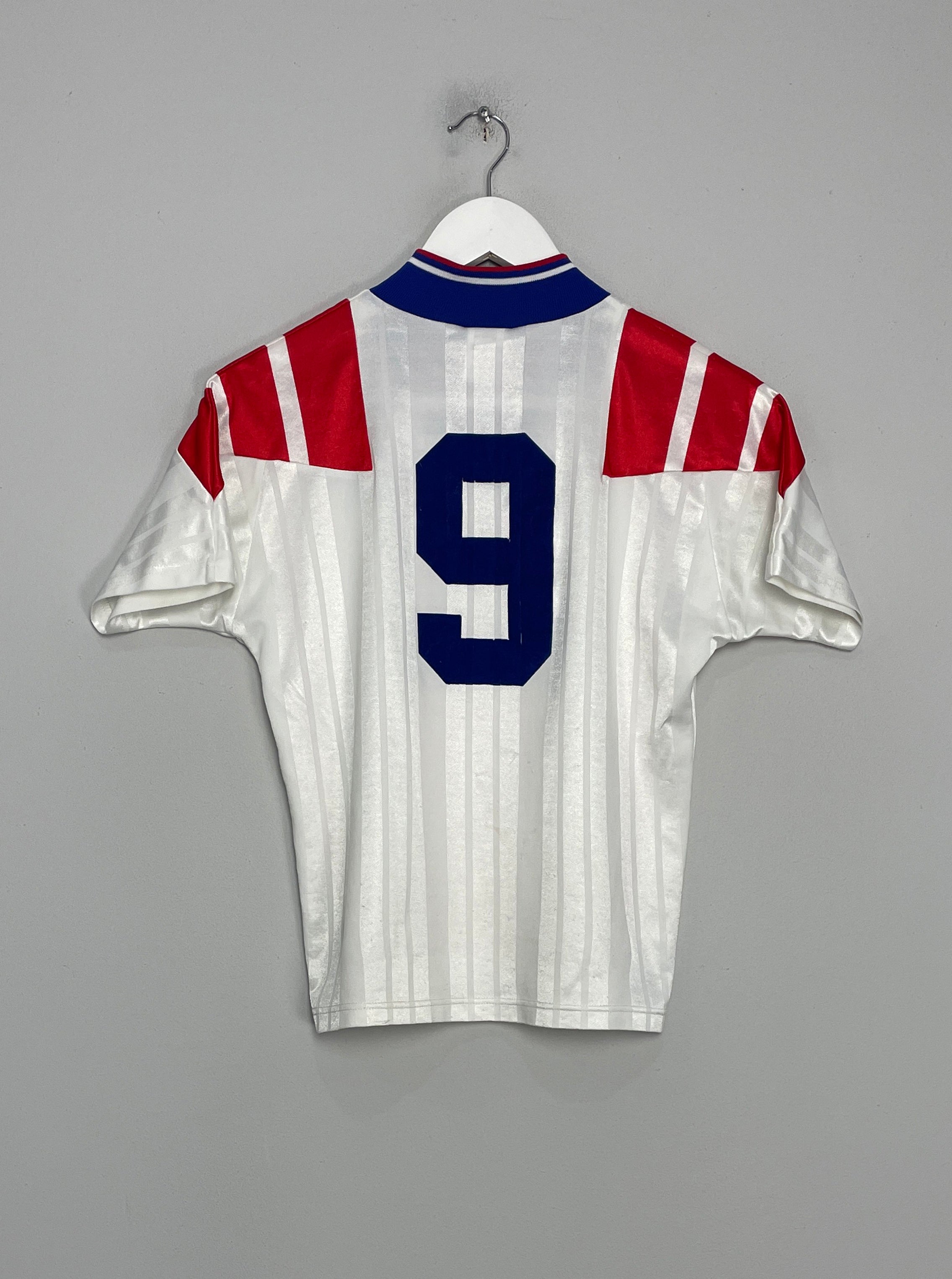 Shop 1992/94 RANGERS #9 AWAY SHIRT (L.KIDS) ADIDAS, classic football shirts, vintage football shirts & retro soccer jerseys at Cult Kits