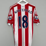 2012/13 STOKE CITY WHITEHEAD #18 *SIGNED* MATCH ISSUE HOME SHIRT (M) ADIDAS