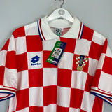 1996/98 CROATIA *BNWT* HOME SHIRT (L) LOTTO