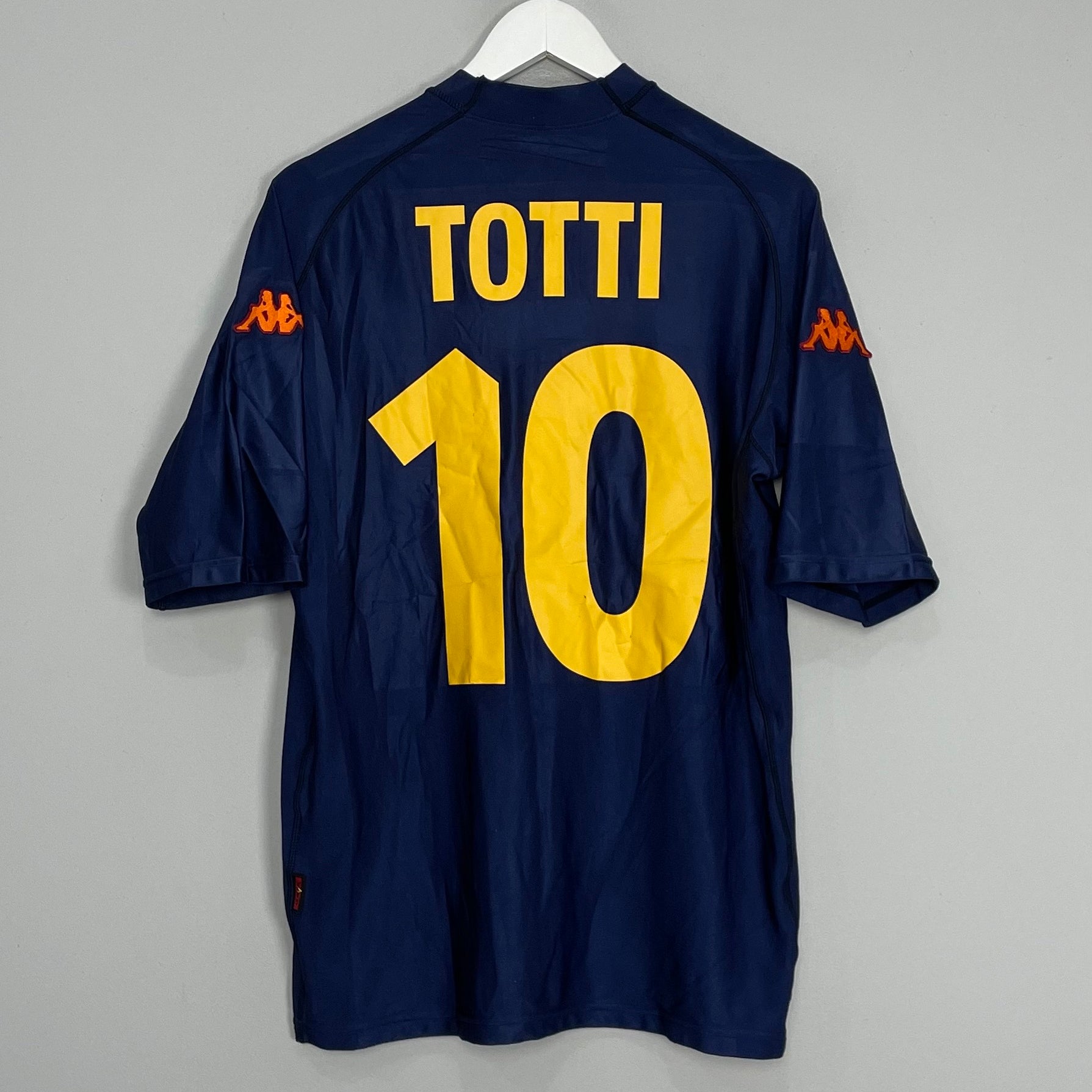 Shop 2000/01 ROMA TOTTI #10 THIRD SHIRT (XL) KAPPA, classic football shirts, vintage football shirts & retro soccer jerseys at Cult Kits