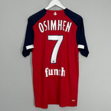 Shop 2019/20 LILLE OSIMHEN #7 HOME SHIRT (L) NEW BALANCE, classic football shirts, vintage football shirts & retro soccer jerseys at Cult Kits
