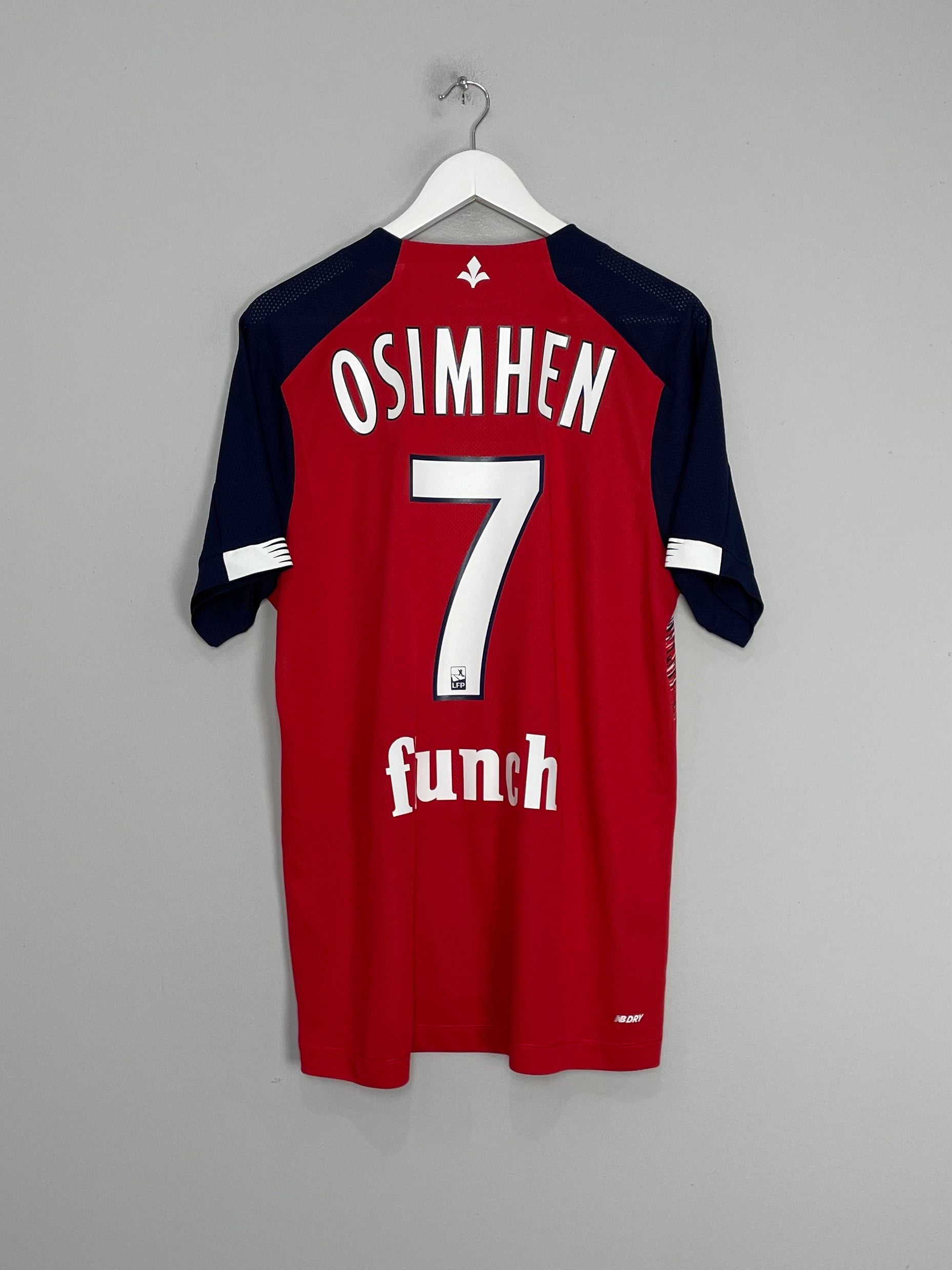 Shop 2019/20 LILLE OSIMHEN #7 HOME SHIRT (L) NEW BALANCE, classic football shirts, vintage football shirts & retro soccer jerseys at Cult Kits