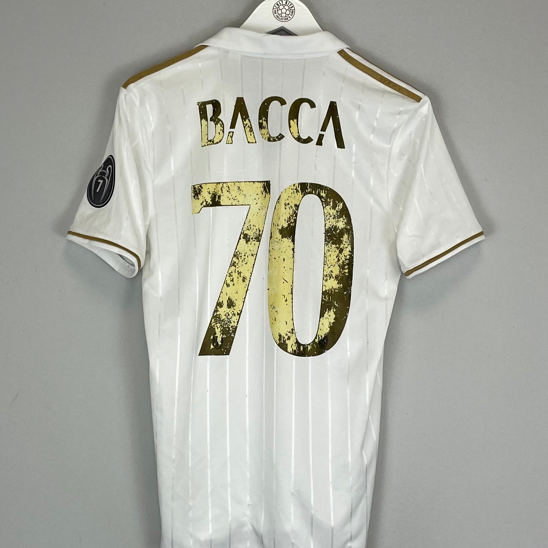 Shop 2016/17 AC MILAN BACCA #70 AWAY SHIRT (S) ADIDAS, classic football shirts, vintage football shirts & retro soccer jerseys at Cult Kits