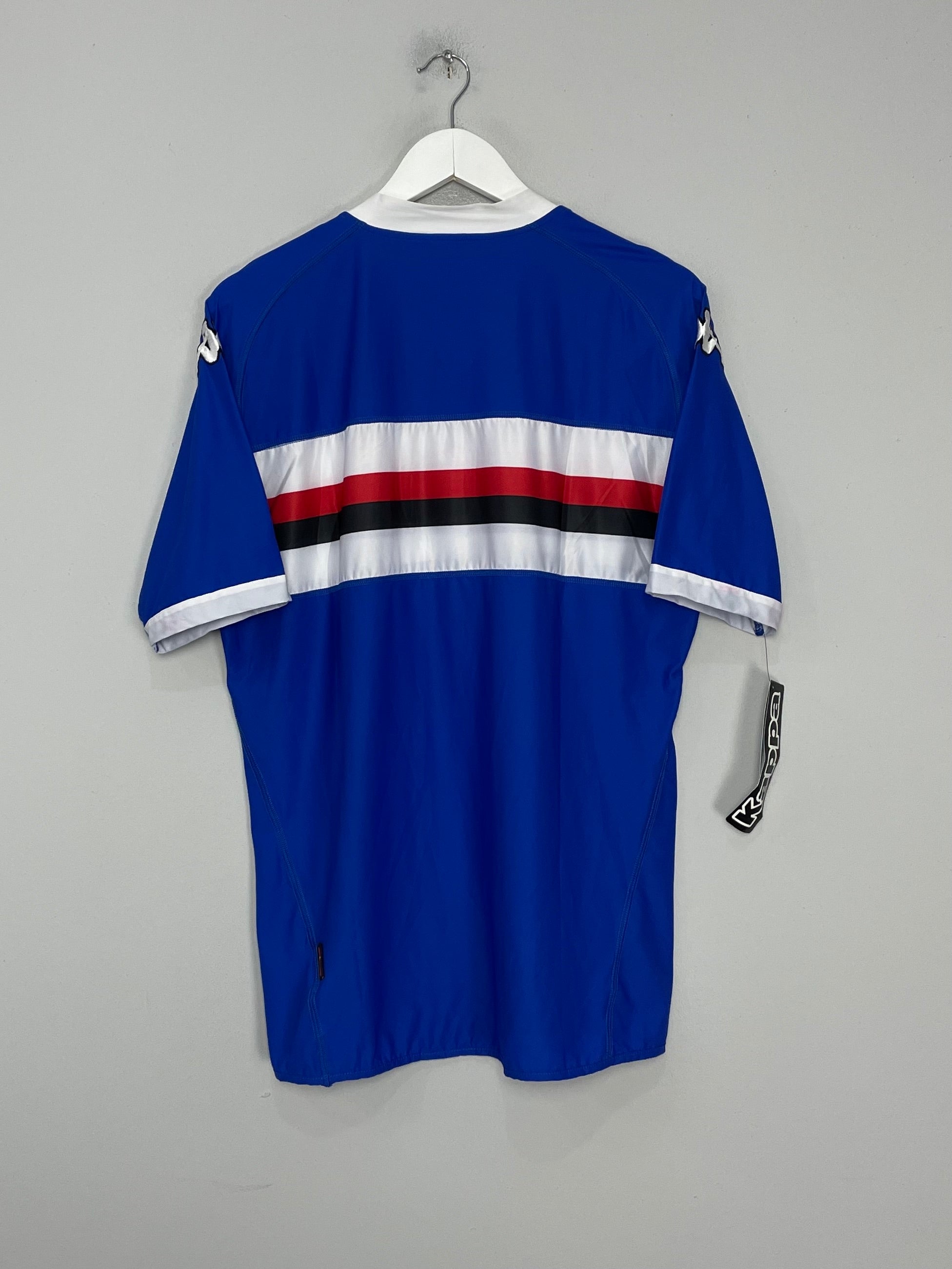 Shop 2010/11 SAMPDORIA *BNWT* HOME SHIRT (XL) KAPPA, classic football shirts, vintage football shirts & retro soccer jerseys at Cult Kits