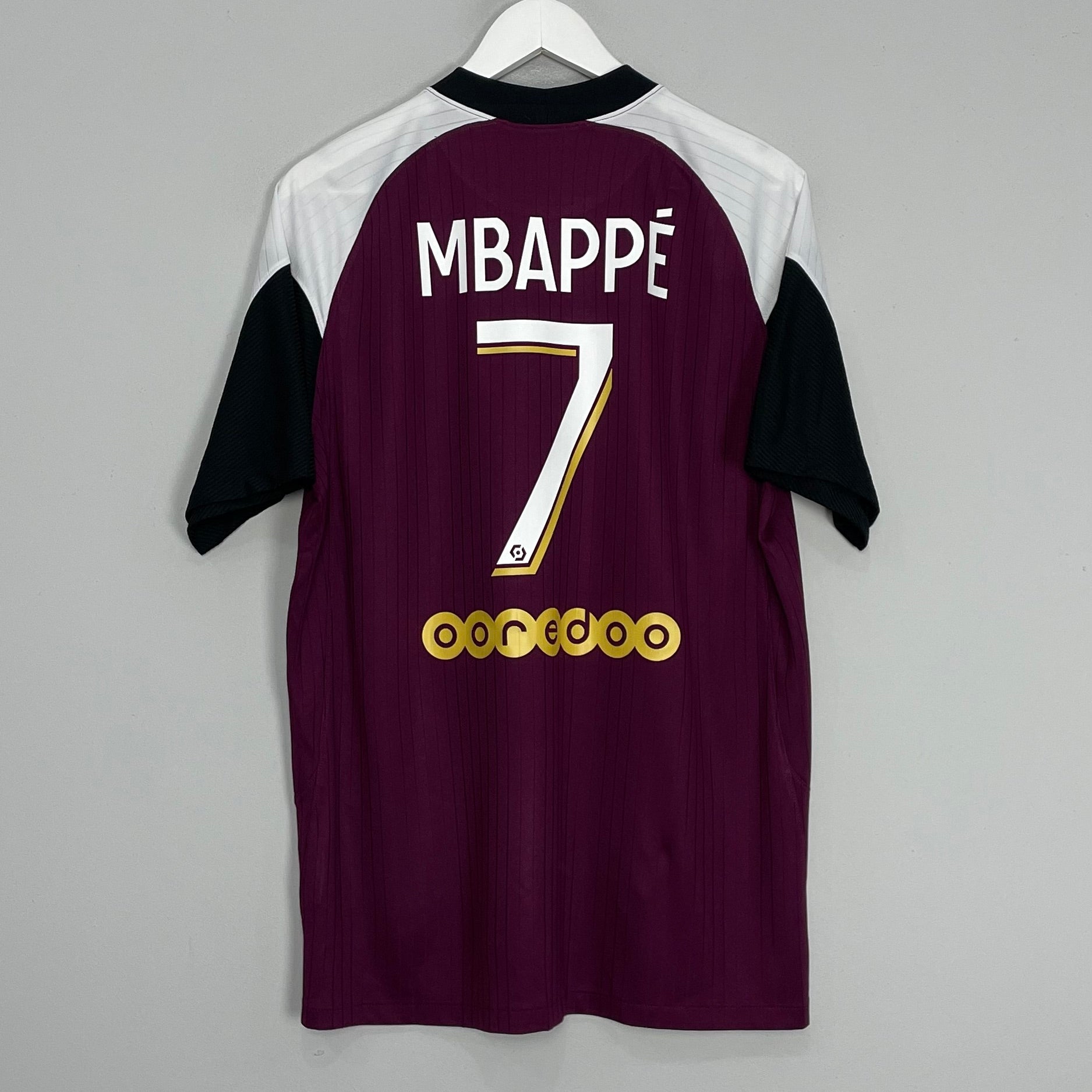 Shop 2020/21 PSG MBAPPE #7 THIRD SHIRT (L) JORDAN, classic football shirts, vintage football shirts & retro soccer jerseys at Cult Kits