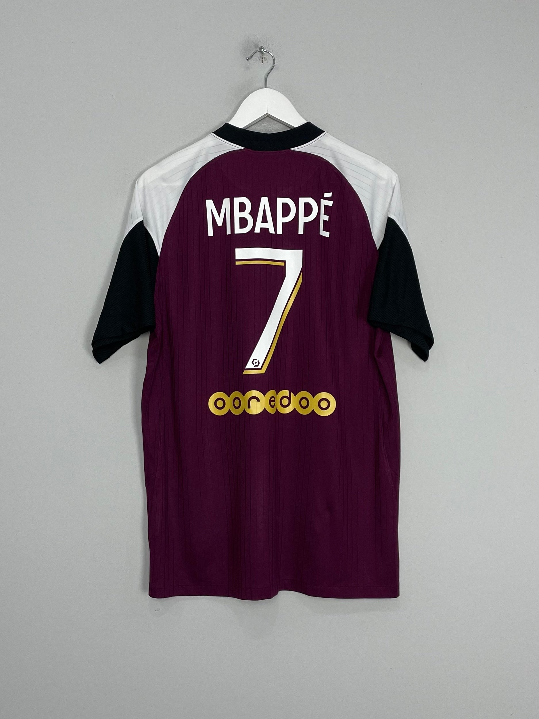 Shop 2020/21 PSG MBAPPE #7 THIRD SHIRT (L) JORDAN, classic football shirts, vintage football shirts & retro soccer jerseys at Cult Kits