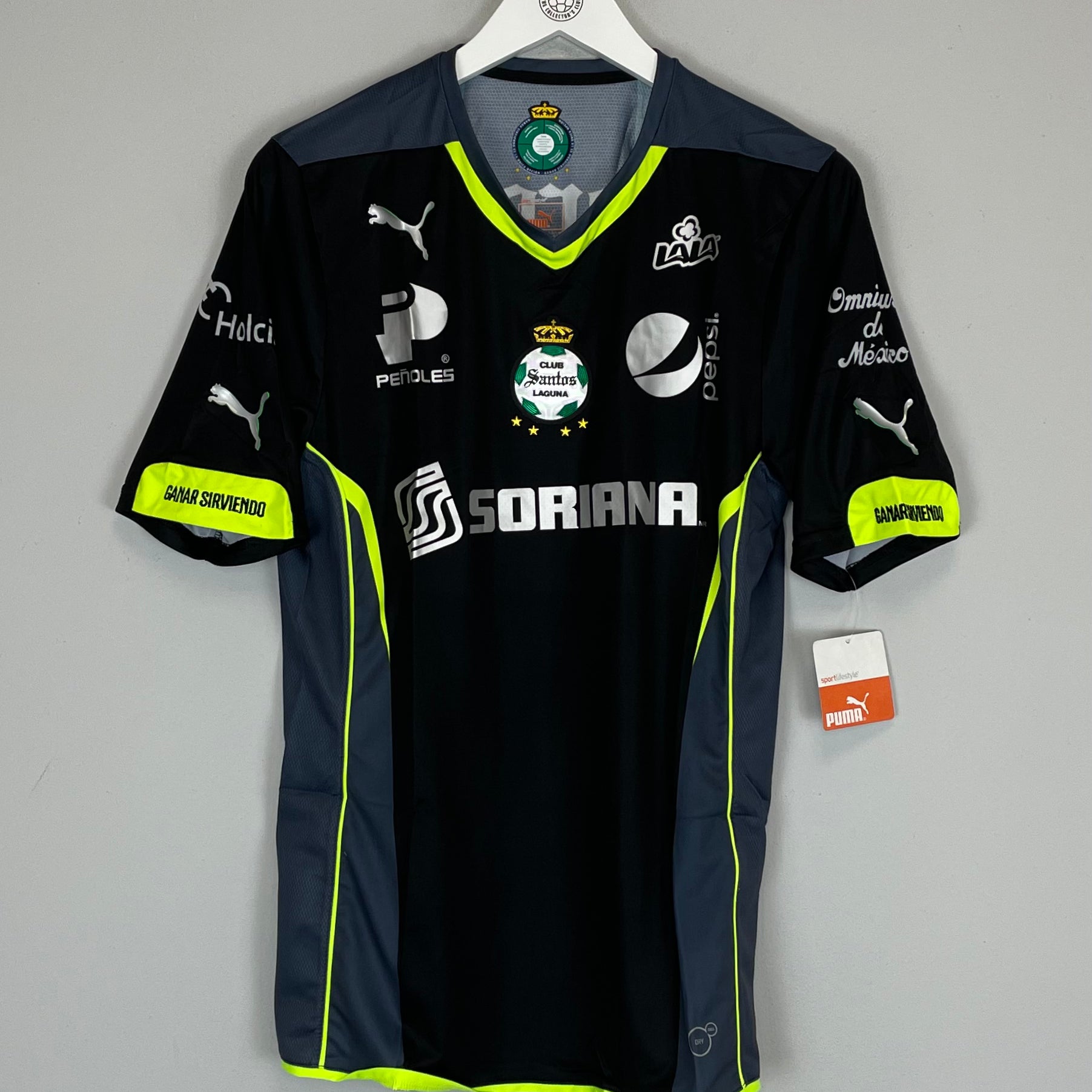 Shop 2014/15 SANTONA LAGUNA *BNWT* AWAY SHIRT (M) PUMA, classic football shirts, vintage football shirts & retro soccer jerseys at Cult Kits
