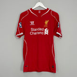 2014/15 LIVERPOOL STERLING #31 *SIGNED* HOME SHIRT (M) WARRIOR