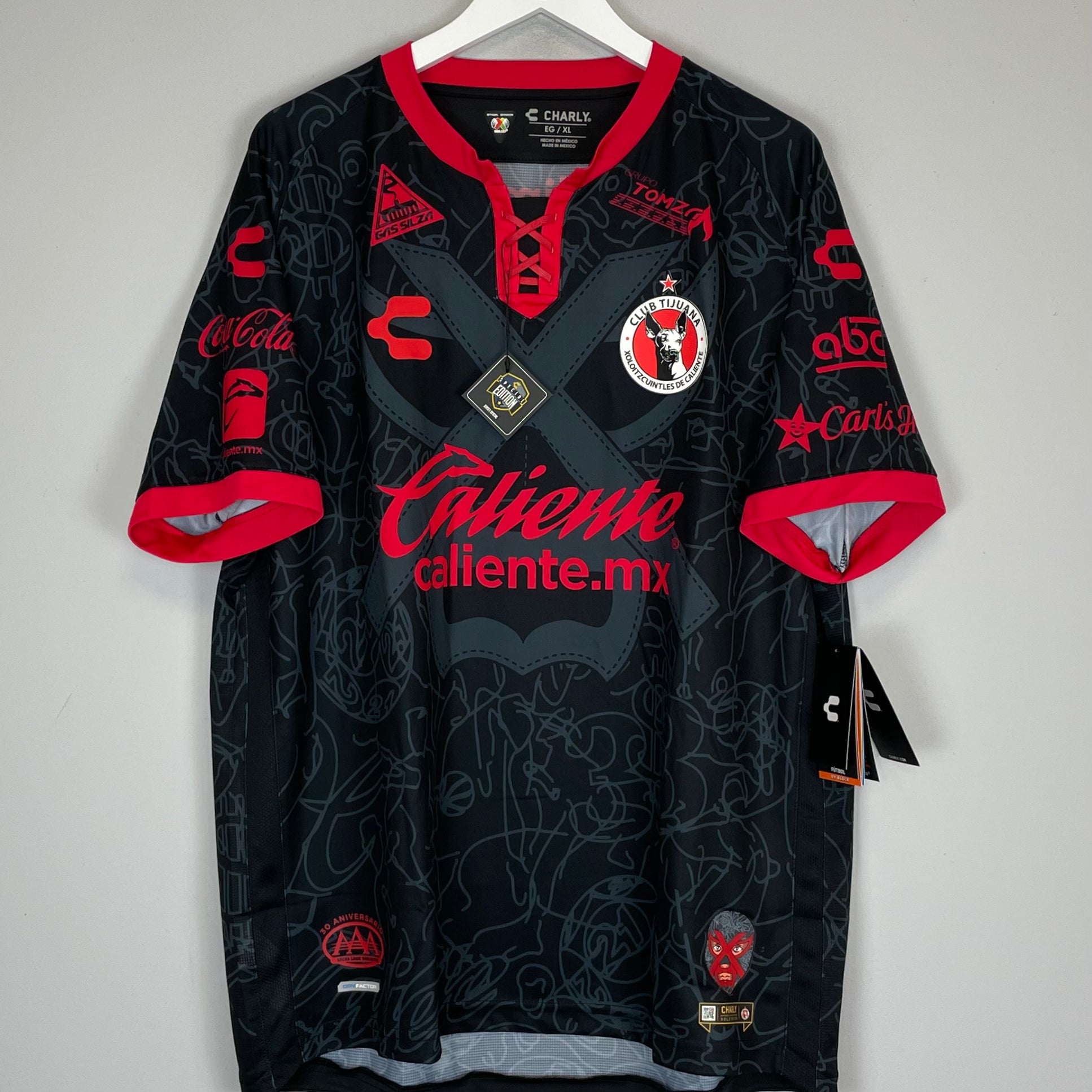Shop 2021/22 CLUB TIJUANA *BNWT* THIRD SHIRT (XL) CHARLY, classic football shirts, vintage football shirts & retro soccer jerseys at Cult Kits