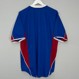 Shop 2001/02 RANGERS HOME SHIRT (XL) NIKE, classic football shirts, vintage football shirts & retro soccer jerseys at Cult Kits