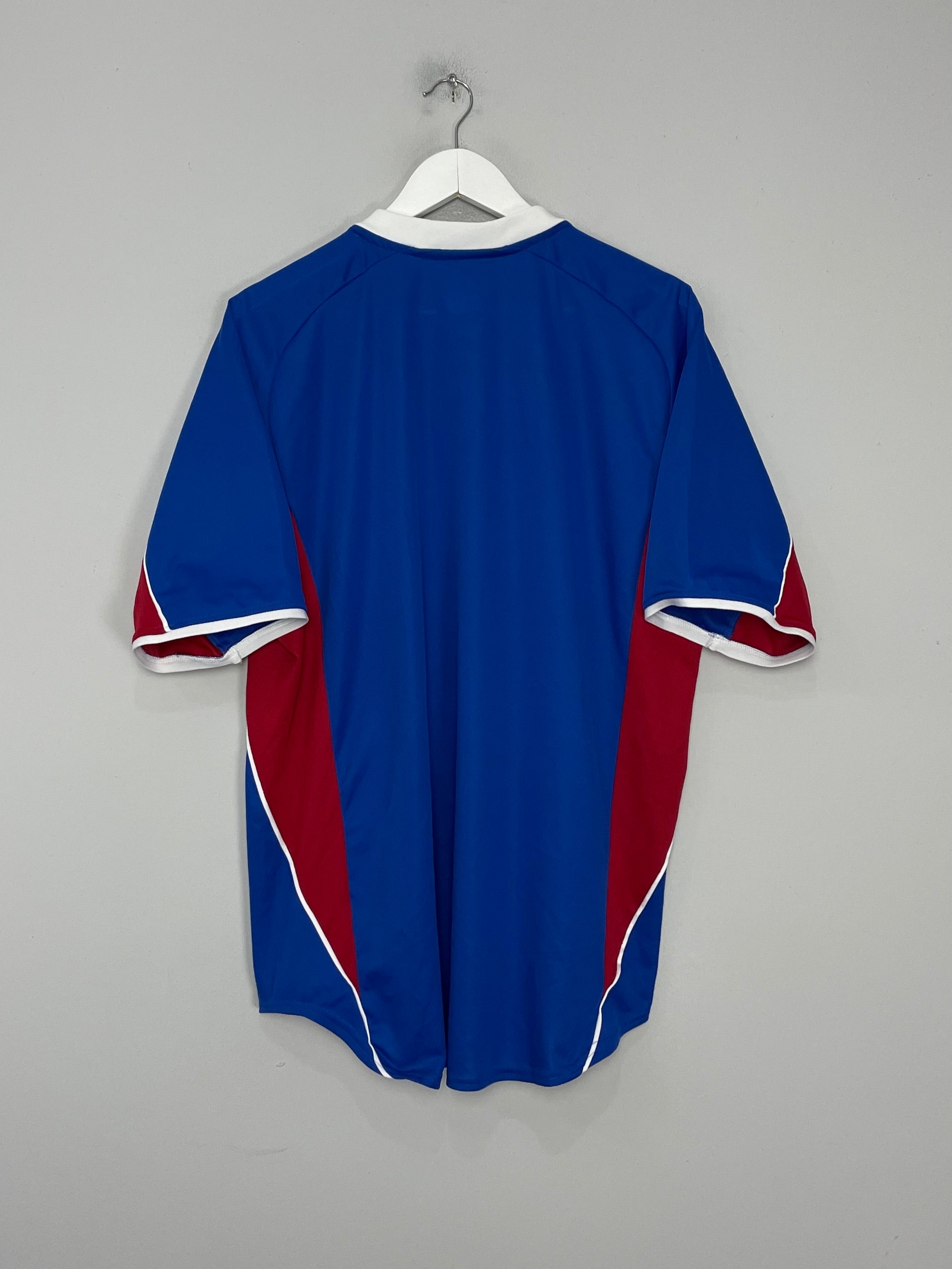 Shop 2001/02 RANGERS HOME SHIRT (XL) NIKE, classic football shirts, vintage football shirts & retro soccer jerseys at Cult Kits