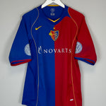 Shop 2004/05 FC BASEL HOME SHIRT (L) NIKE, classic football shirts, vintage football shirts & retro soccer jerseys at Cult Kits