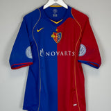 Shop 2004/05 FC BASEL HOME SHIRT (L) NIKE, classic football shirts, vintage football shirts & retro soccer jerseys at Cult Kits