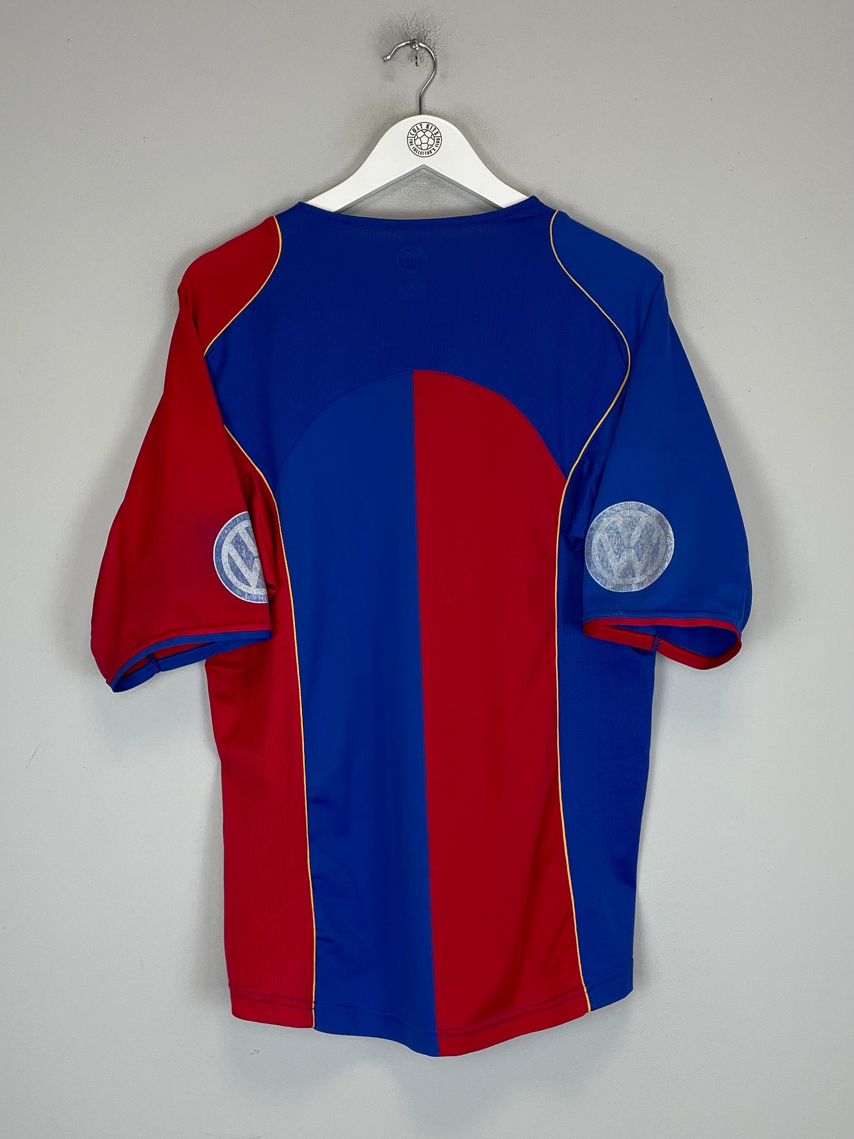 Shop 2004/05 FC BASEL HOME SHIRT (L) NIKE, classic football shirts, vintage football shirts & retro soccer jerseys at Cult Kits