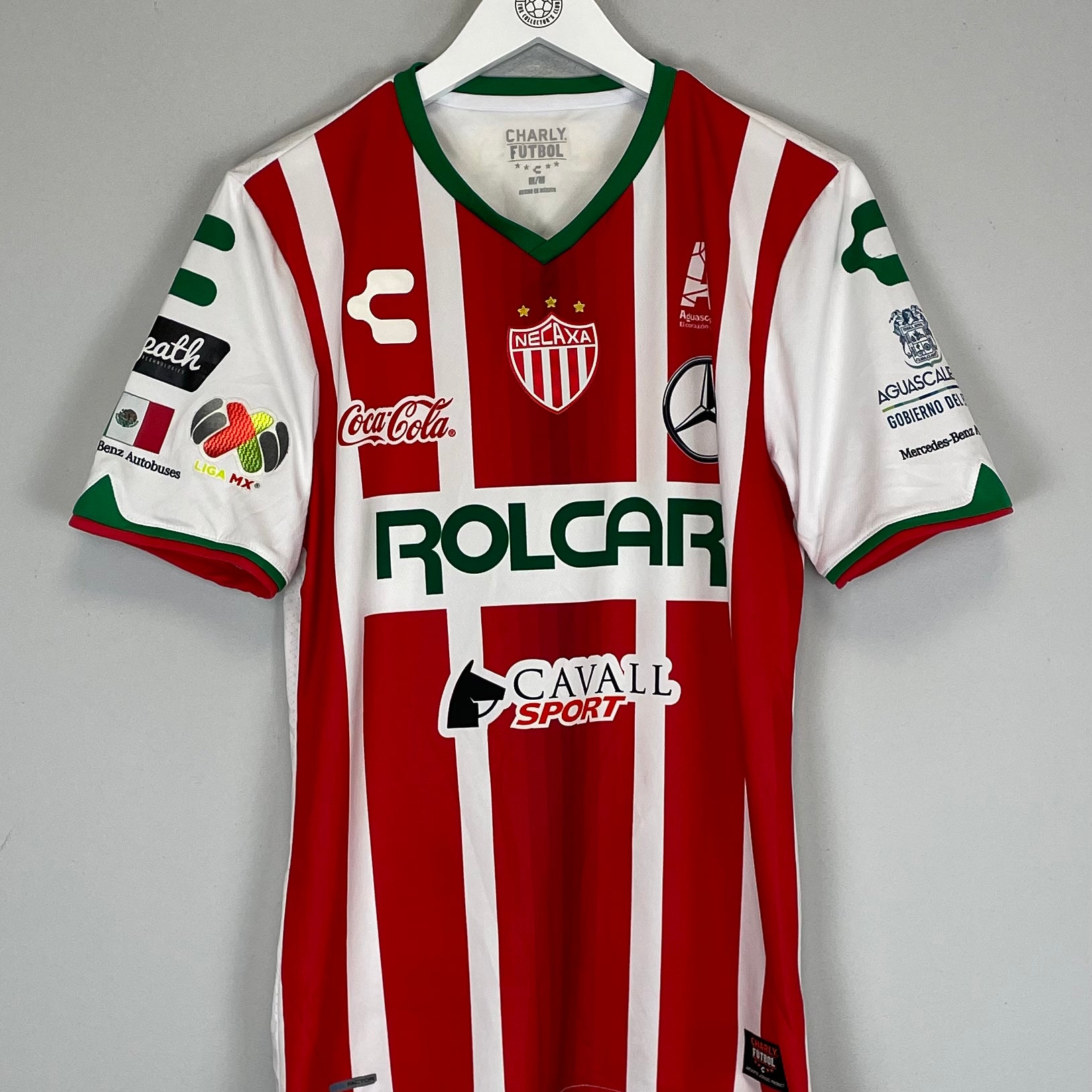 Shop 2017/18 NECAXA ISIJARA #11 HOME SHIRT (M) CHARLY, classic football shirts, vintage football shirts & retro soccer jerseys at Cult Kits