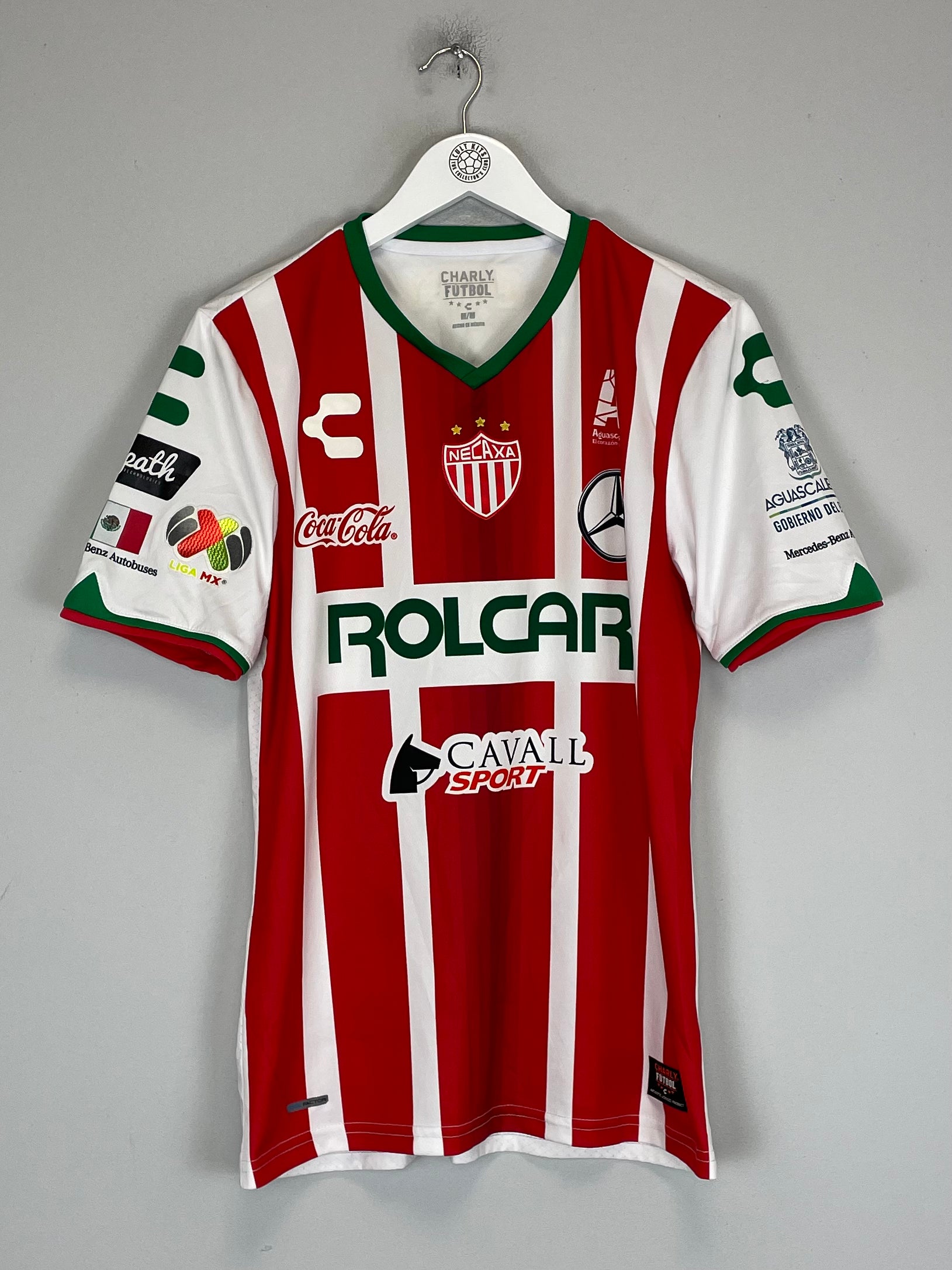 Shop 2017/18 NECAXA ISIJARA #11 HOME SHIRT (M) CHARLY, classic football shirts, vintage football shirts & retro soccer jerseys at Cult Kits