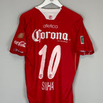 Shop 2009/10 TOLUCA SINHA #10 *50 YEARS* HOME SHIRT (S) ATLETICA, classic football shirts, vintage football shirts & retro soccer jerseys at Cult Kits