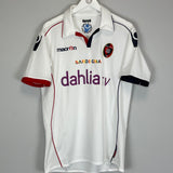 2010/11 CAGLIARI AWAY SHIRT (L) MACRON