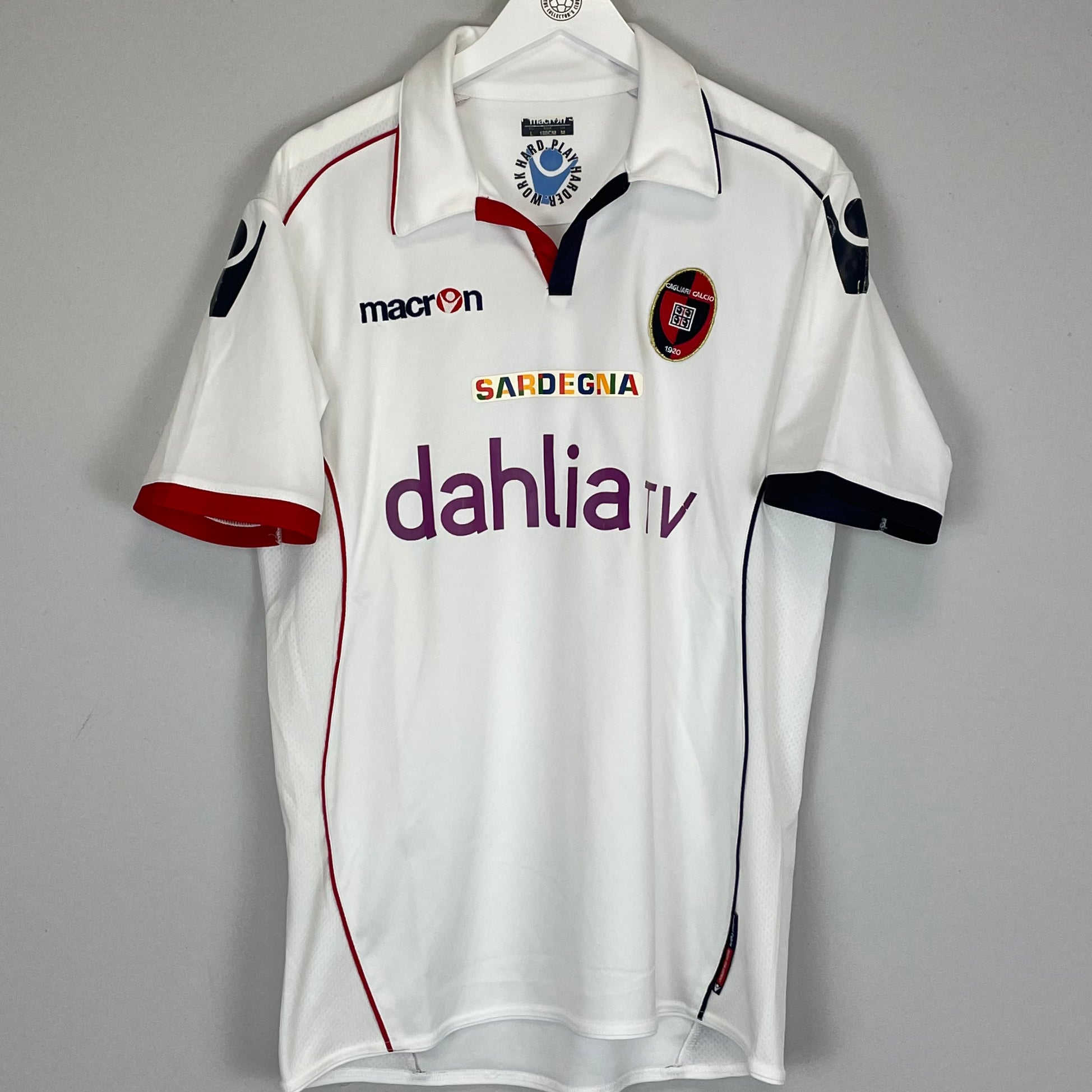 Shop 2010/11 CAGLIARI AWAY SHIRT (L) MACRON, classic football shirts, vintage football shirts & retro soccer jerseys at Cult Kits