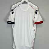 2010/11 CAGLIARI AWAY SHIRT (L) MACRON