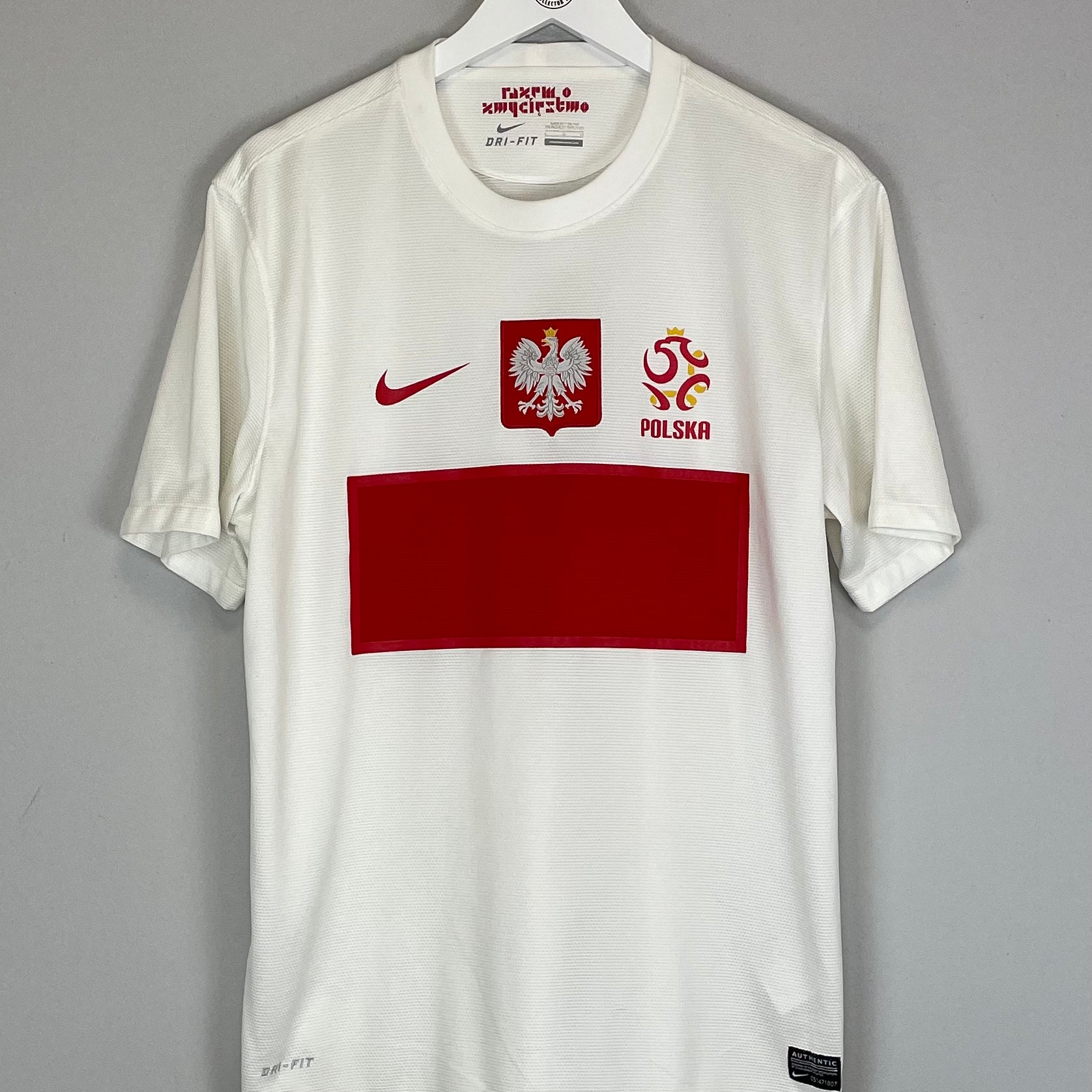 Shop 2012/13 POLAND HOME SHIRT (L) NIKE, classic football shirts, vintage football shirts & retro soccer jerseys at Cult Kits