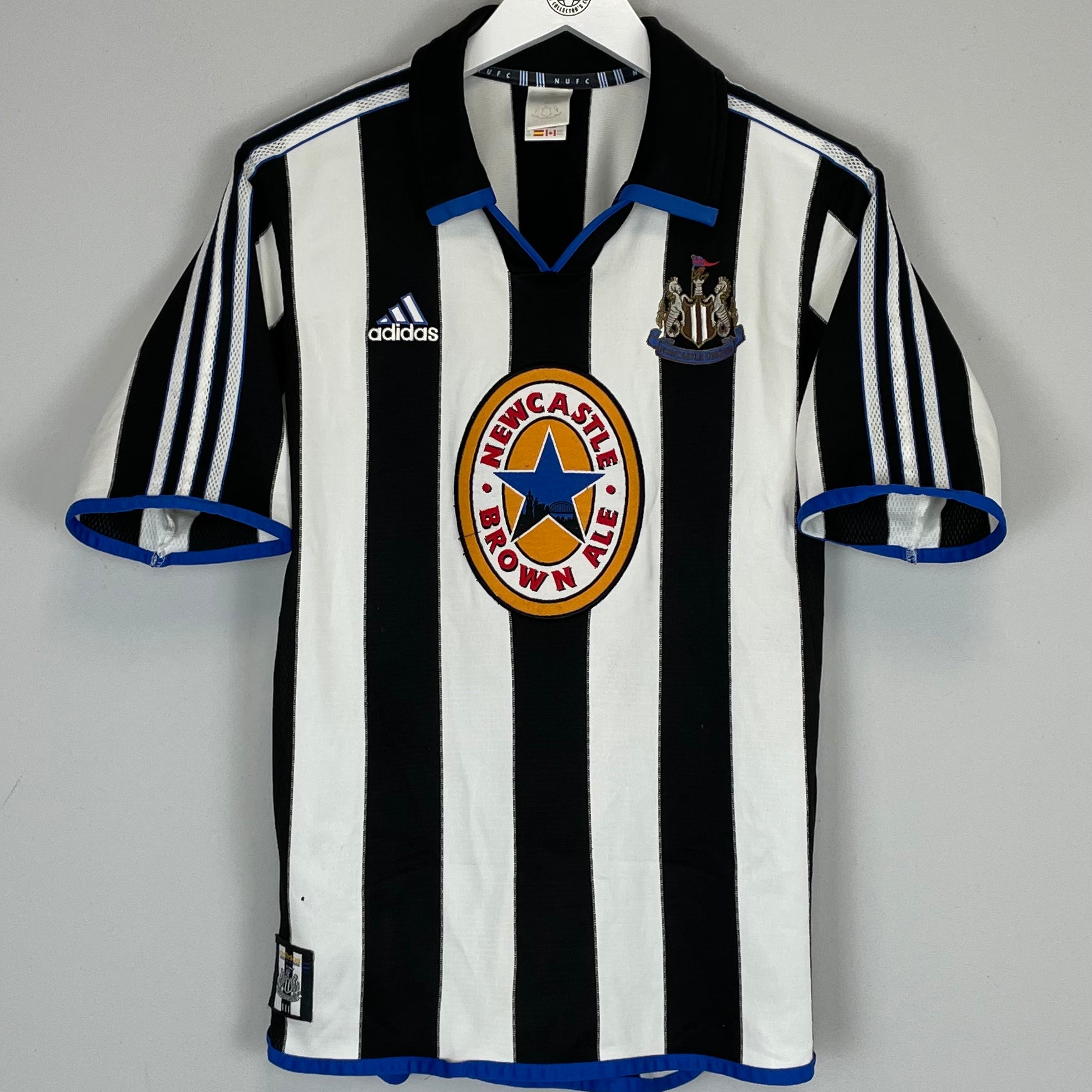 Shop 1999/00 NEWCASTLE UNITED HOME SHIRT (M) ADIDAS, classic football shirts, vintage football shirts & retro soccer jerseys at Cult Kits
