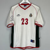 Buy 2001/02 MEXICO J.CAMPOS 23 AWAY SHIRT (L) ATLETICA ~ Free worldwide shipping available ~ Authentic Vintage Football Shirts from Cult Kits