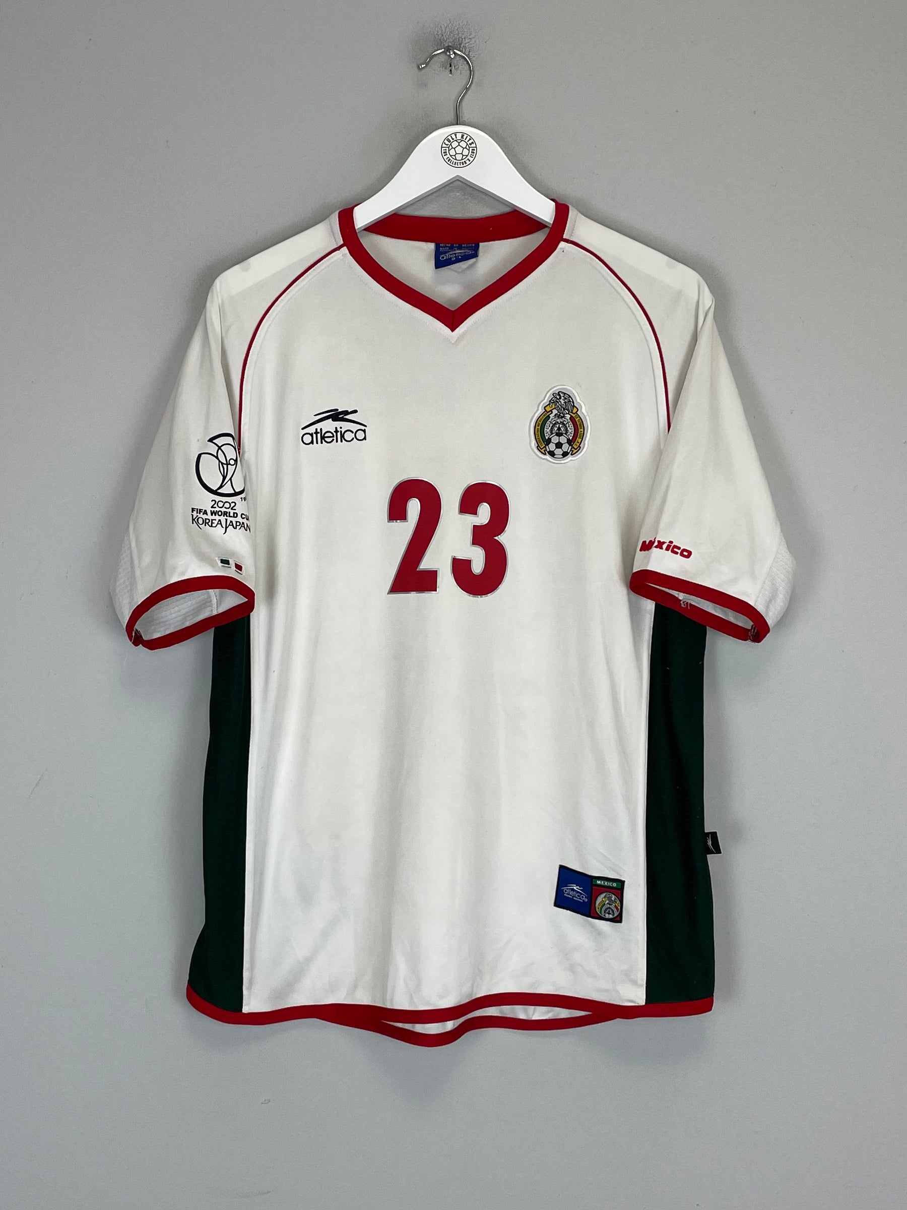 Buy 2001/02 MEXICO J.CAMPOS 23 AWAY SHIRT (L) ATLETICA ~ Free worldwide shipping available ~ Authentic Vintage Football Shirts from Cult Kits