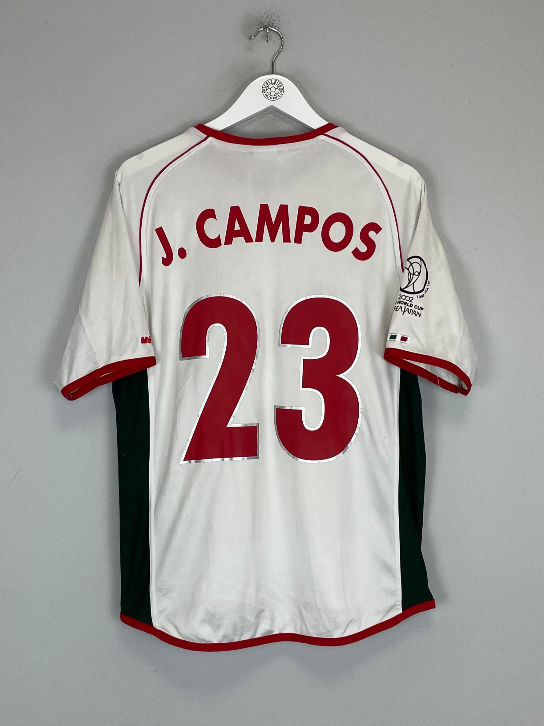 Buy 2001/02 MEXICO J.CAMPOS 23 AWAY SHIRT (L) ATLETICA ~ Free worldwide shipping available ~ Authentic Vintage Football Shirts from Cult Kits