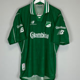 Shop 2001/02 DEPORTIVO CALI #8 HOME SHIRT (L) NEW BALANCE, classic football shirts, vintage football shirts & retro soccer jerseys at Cult Kits